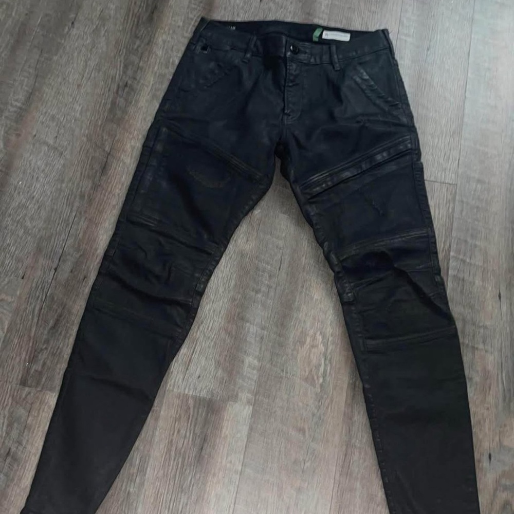 Men's Gstar leather jeans